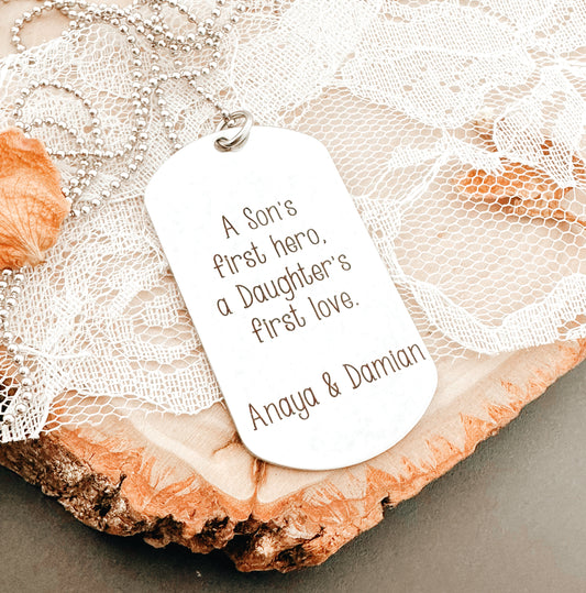 CUSTOMIZE DOG TAG NECKLACE