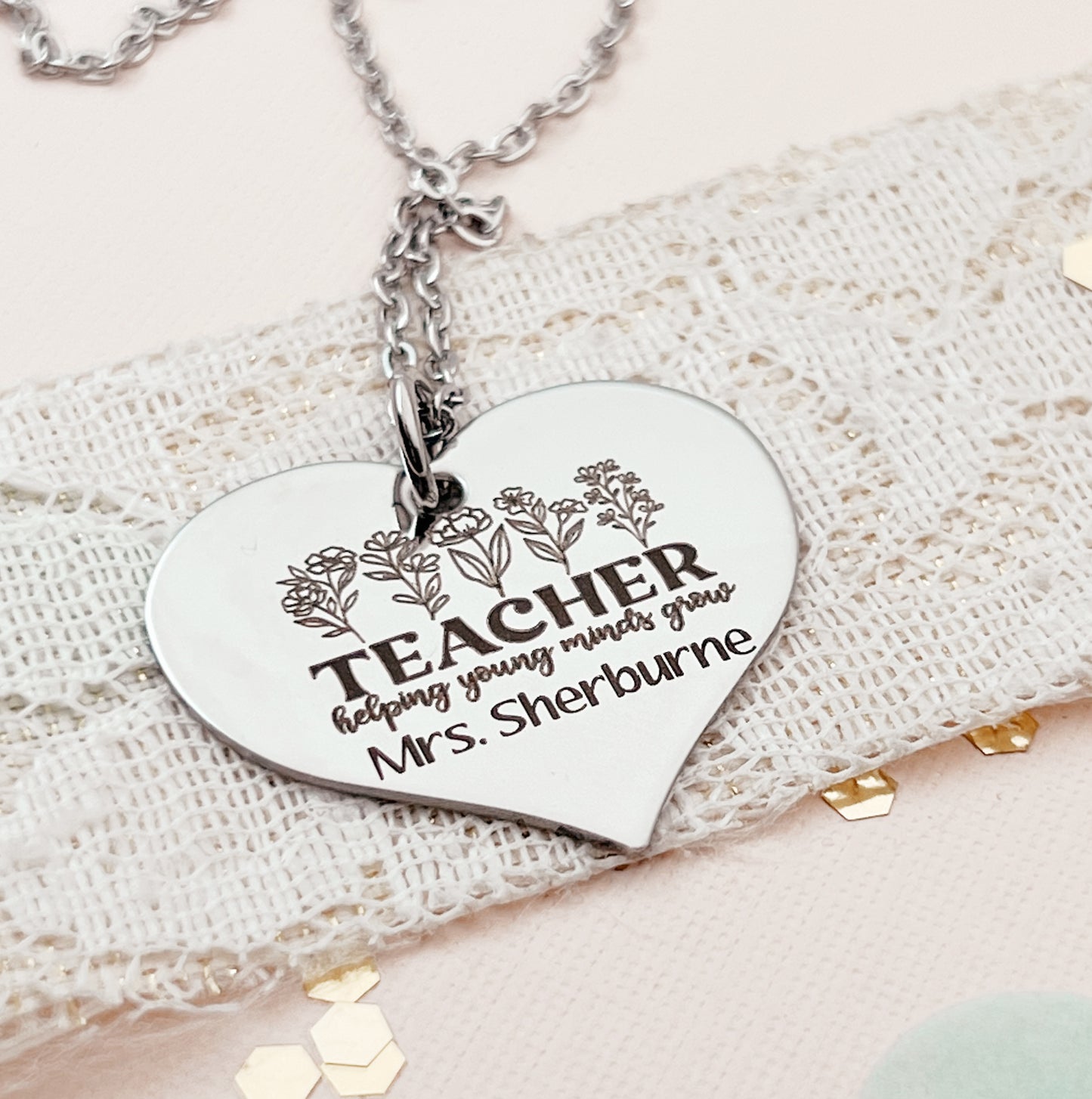 HELPING YOUNG MINDS GROW  NECKLACE