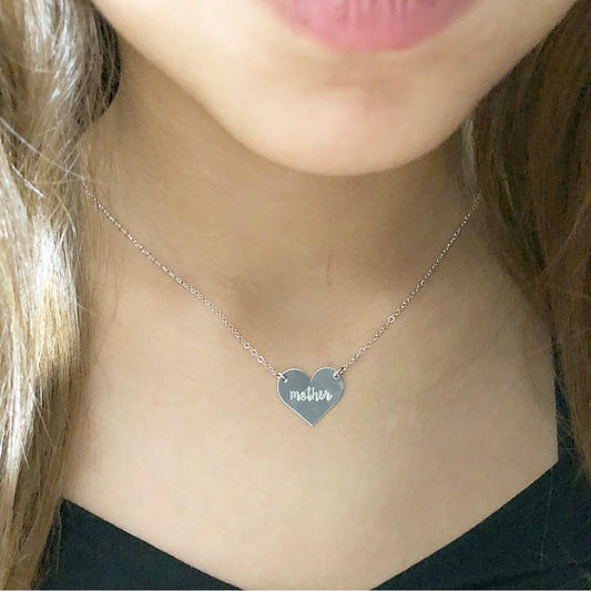 MEDIUM STERLING SILVER HEART