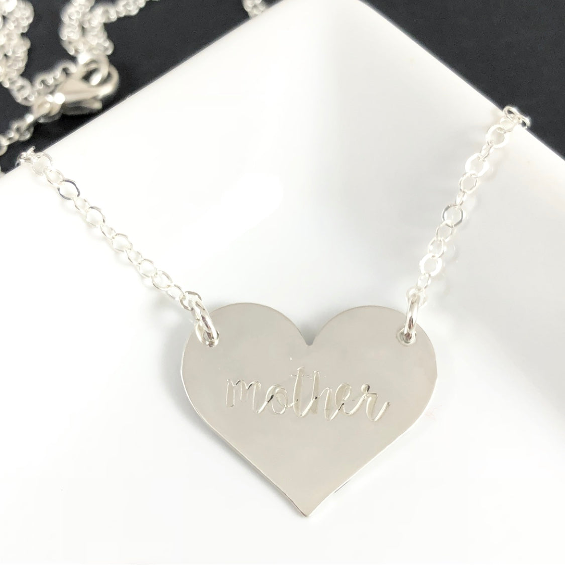 MEDIUM STERLING SILVER HEART