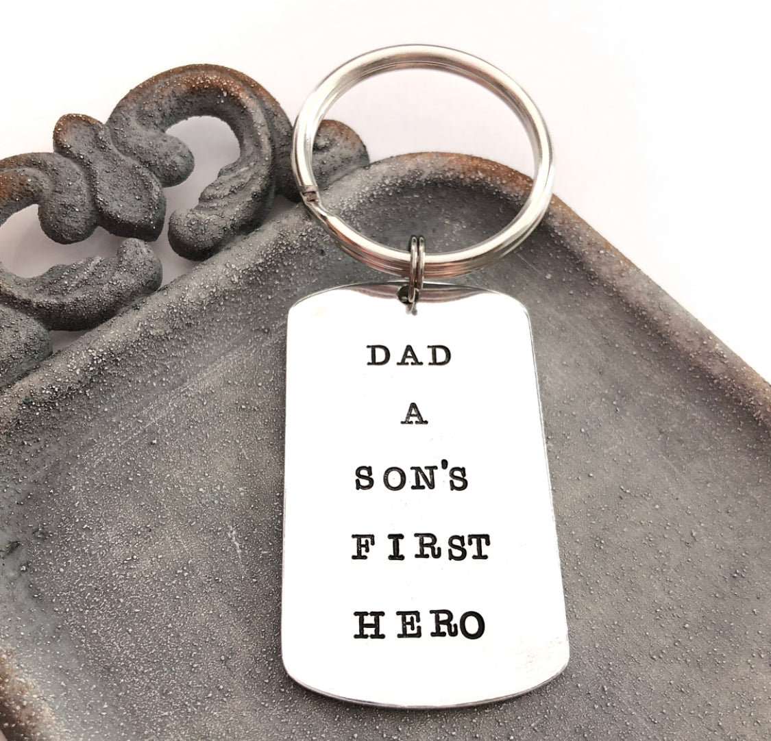 CUSTOMIZE DOG TAG KEYCHAIN