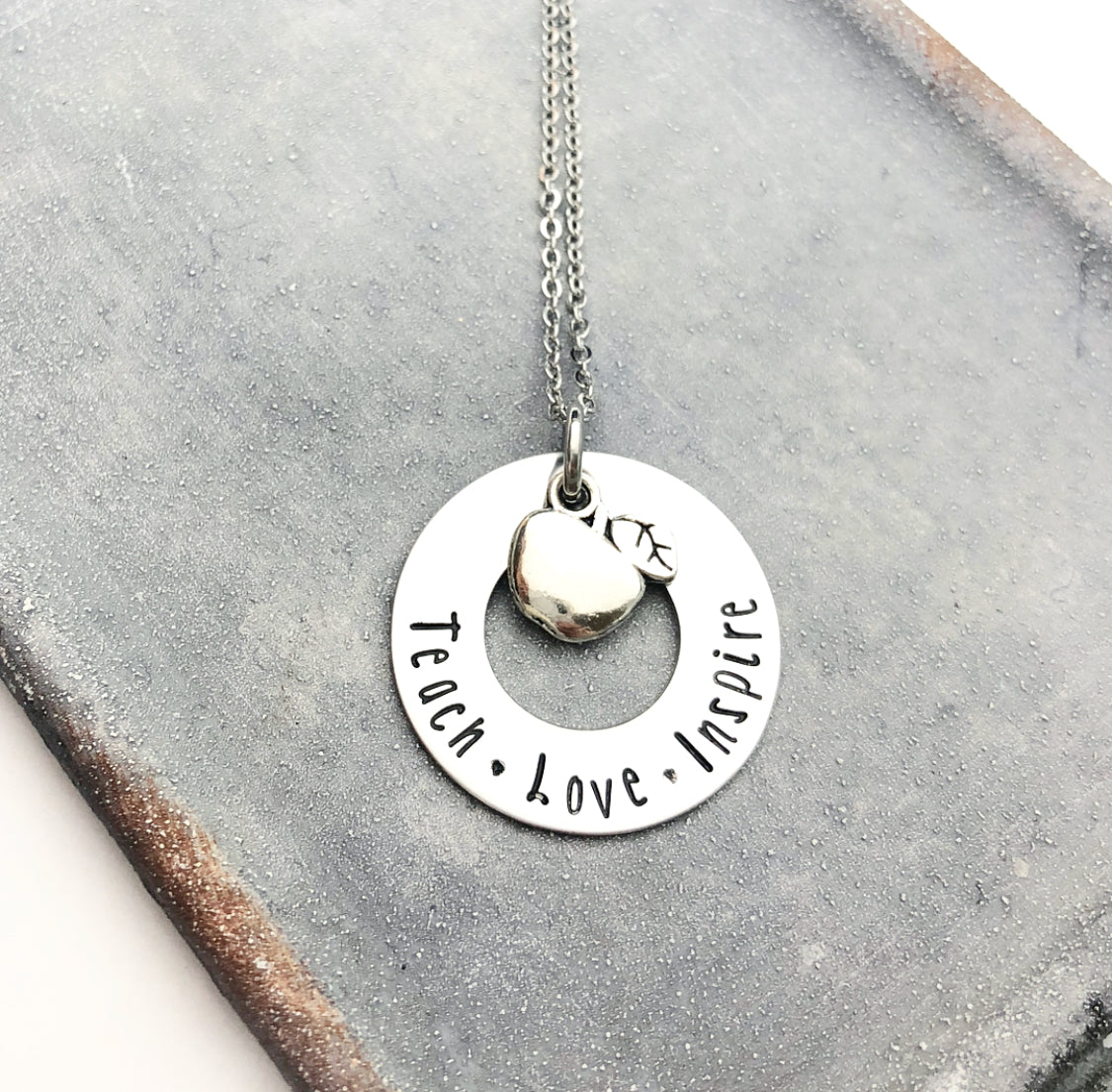 TEACH.LOVE.INSPIRE. NECKLACE