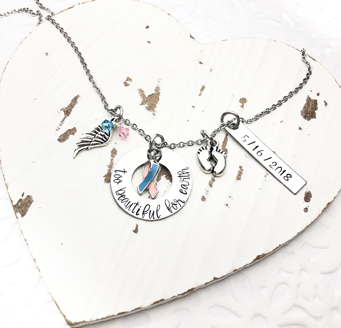 Too beautiful for earth necklace online
