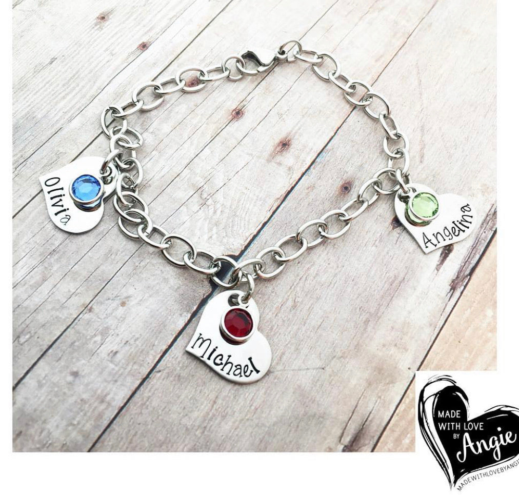 HEART CHARM BRACELET