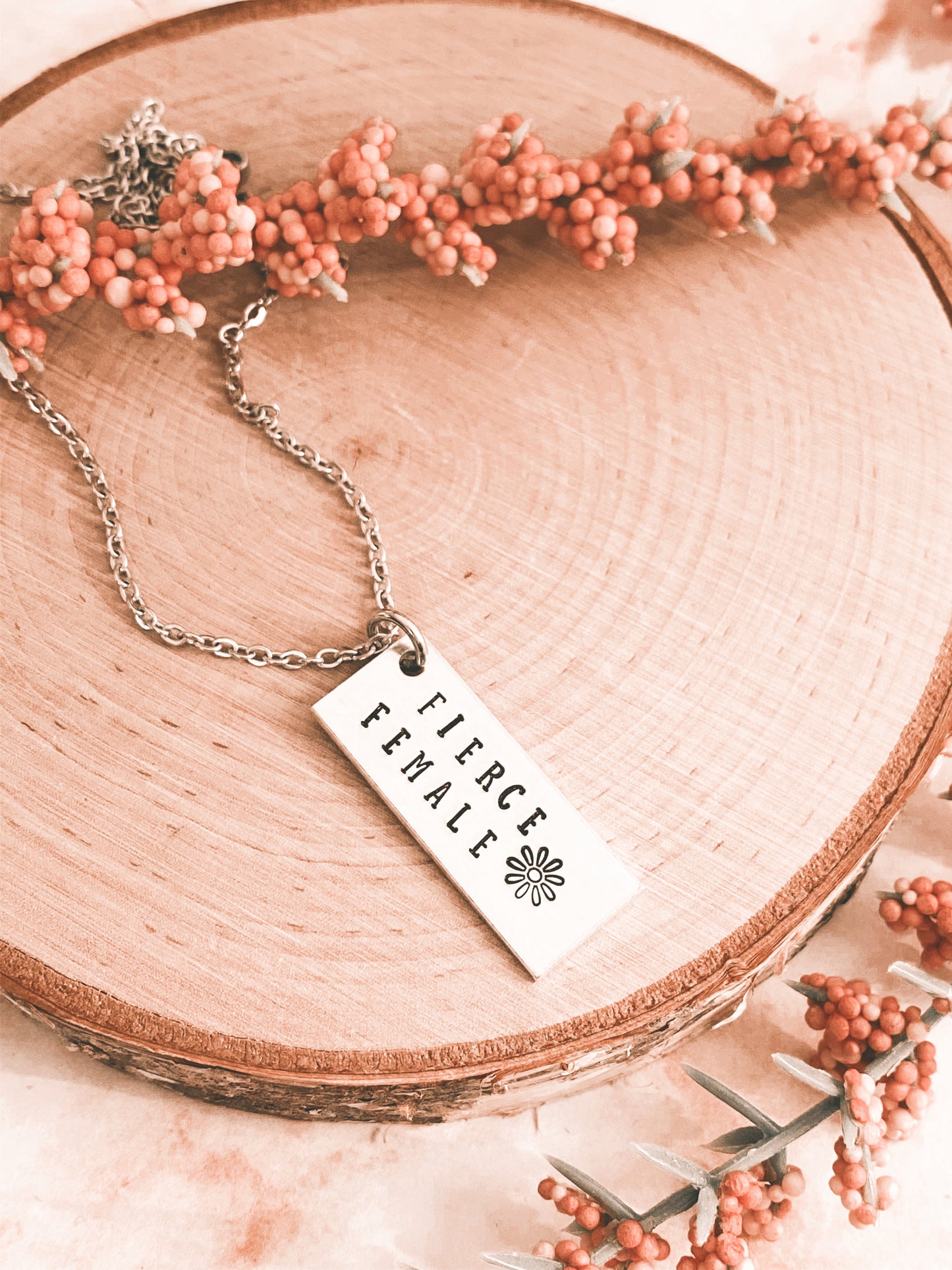 FIERCE FEMALE NECKLACE