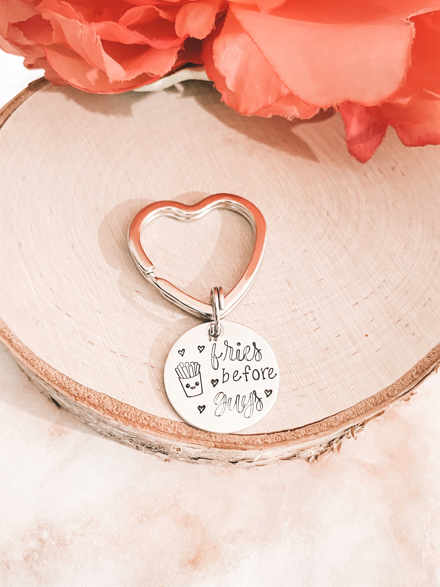 FRIES BEFORE GUYS KEYCHAIN
