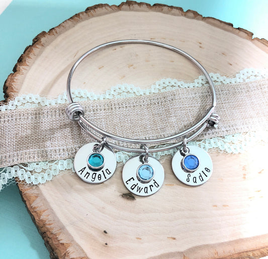 DISK CHARM BANGLE UP TO 15 DISKS