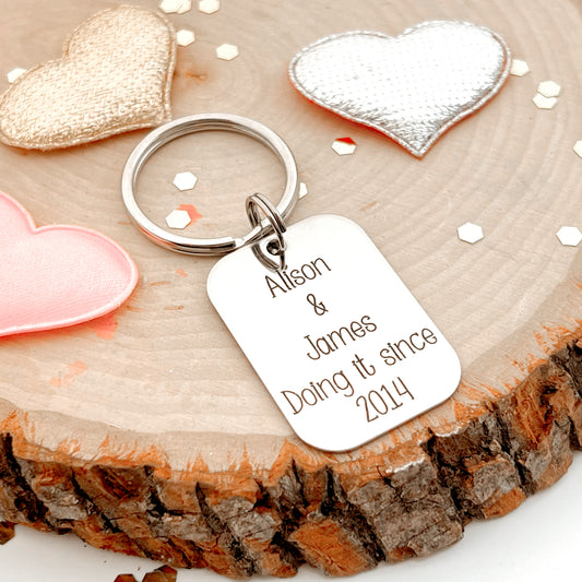 DOING IT SINCE-KEYCHAIN