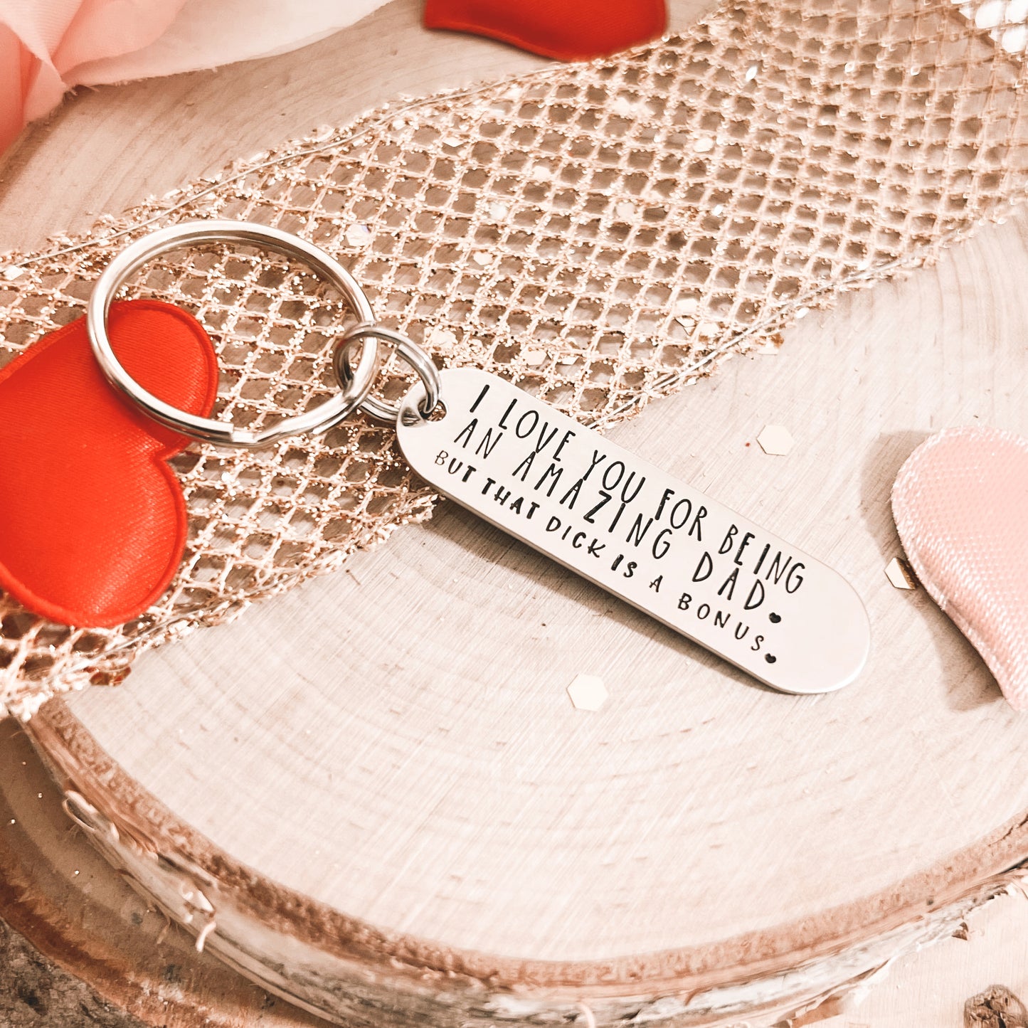 I LOVE YOU FOR BEING AN AMAZING DAD -KEYCHAIN