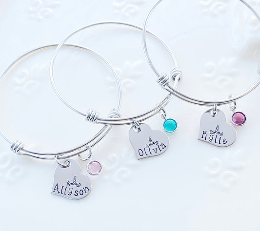 UNICORN LOVE BANGLE BRACELET