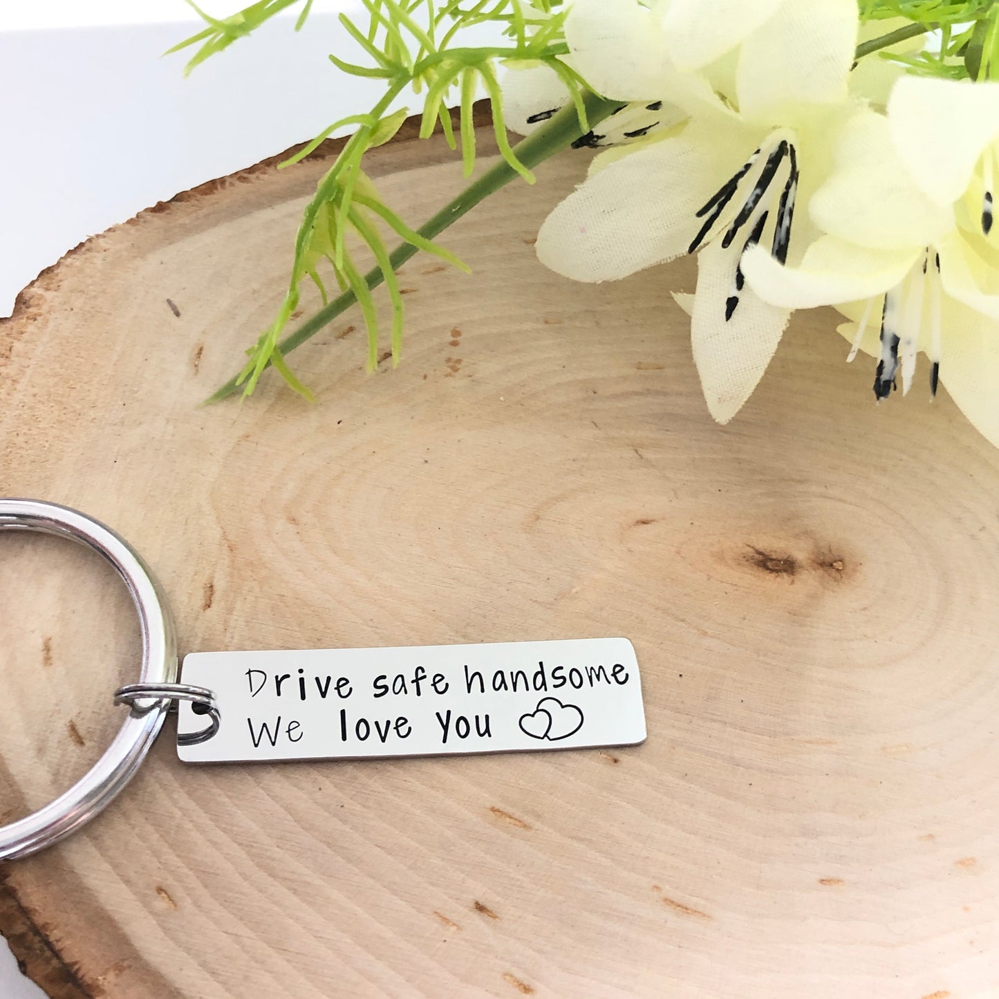 RIDE/DRIVE SAFE BAR- KEYCHAIN