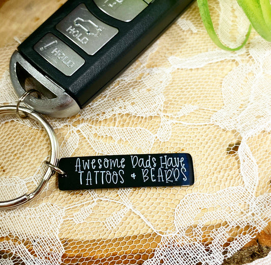 AWESOME DADS HAVE TATTOOS & BEARDS