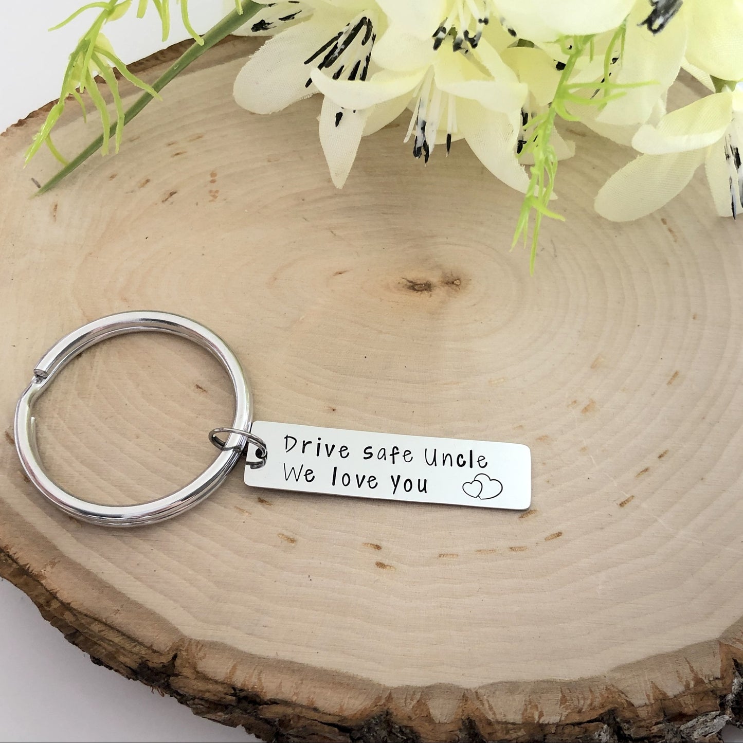 RIDE/DRIVE SAFE BAR- KEYCHAIN