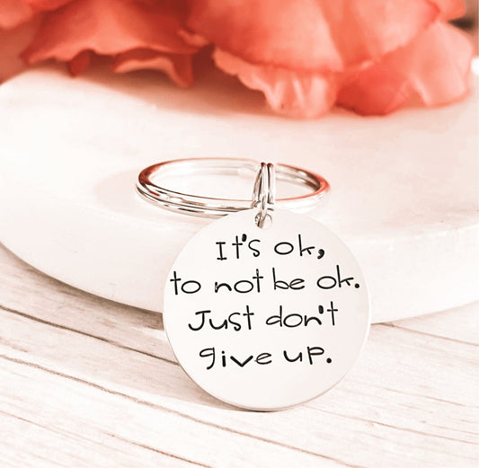 ITS OK DISK KEYCHAIN