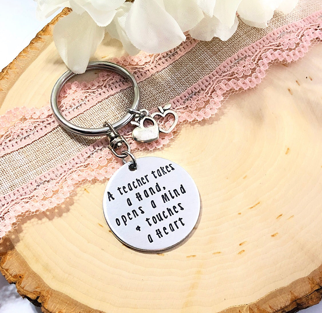 TEACHERS OPEN A MIND KEYCHAIN