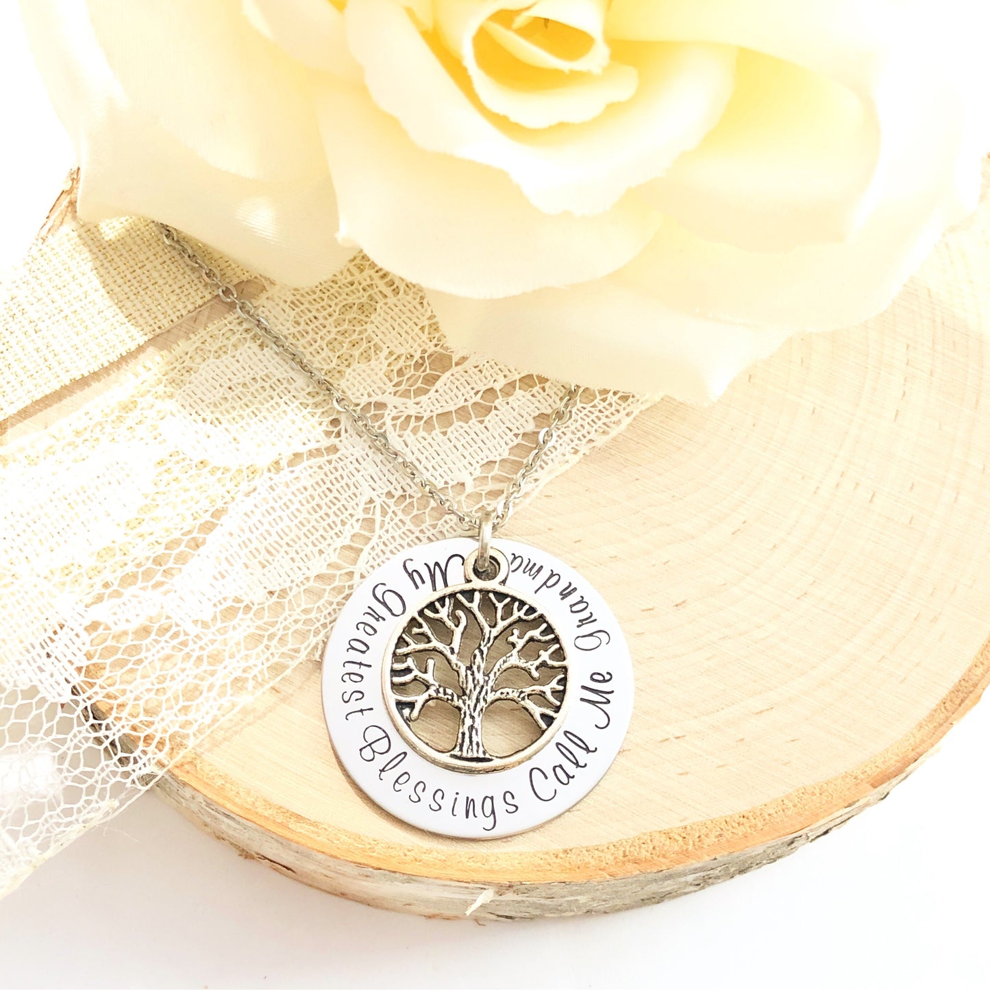 MY GREATEST BLESSINGS TREE NECKLACE