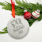 FROSTED DISK ORNAMENT SNOWMIES