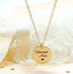BUTTERCUP DISK NECKLACE