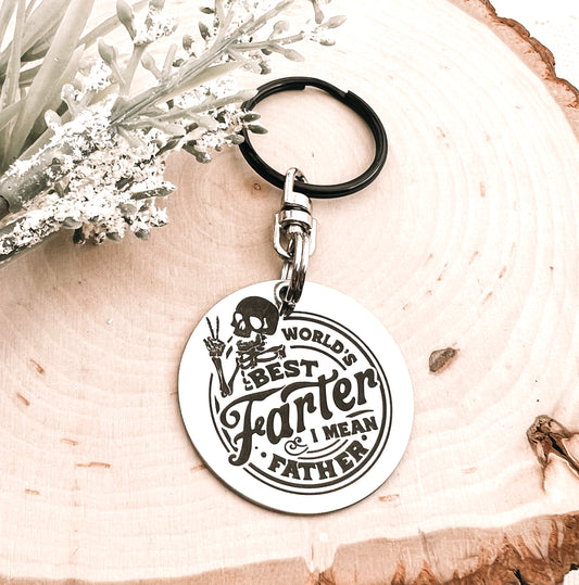 WORLD’S BEST FARTER DISK KEYCHAIN