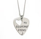 HEART GUITAR PICK NECKLACE