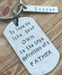 MEANINGFUL STEP FATHER KEYCHAIN