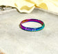 RAINBOW STACKABLE RING