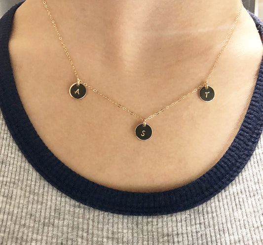 DAINTY DISK NECKLACE