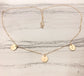 DAINTY DISK NECKLACE
