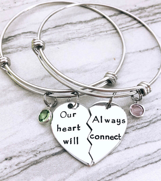 BROKEN HEART BANGLE SET