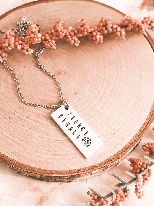 FIERCE FEMALE NECKLACE