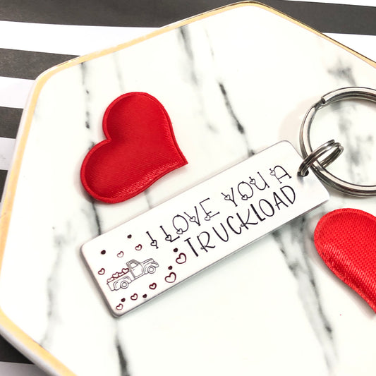 I LOVE YOU A TRUCKLOAD-PICK UP- KEYCHAIN