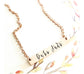 THICK BAR IN GOLD NECKLACE