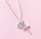 CROSS & INITIAL NECKLACE