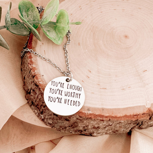 CUSTOMIZE DISK NECKLACE