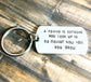 A FATHER IS SOMEONE YOU LOOK UP TO KEYCHAIN