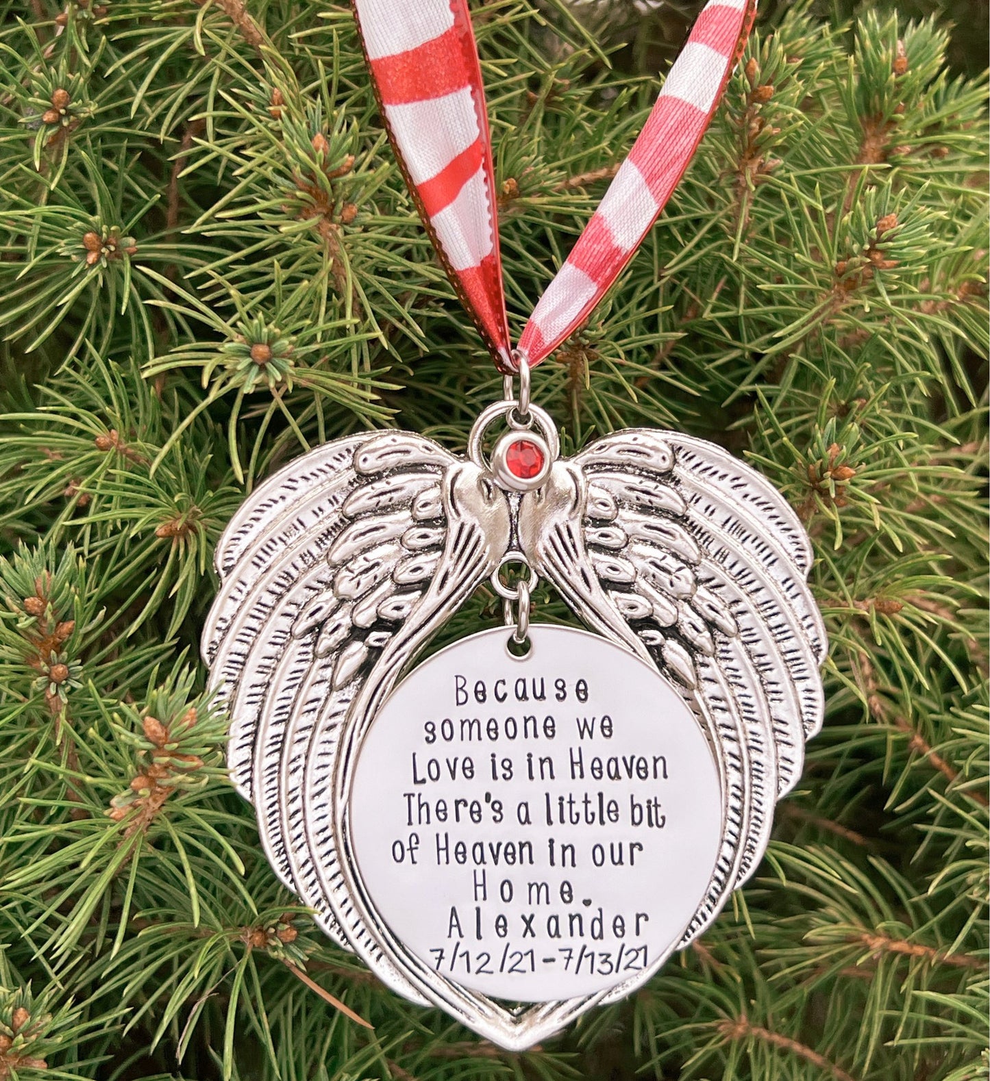 WINGS ORNAMENT WITH DISK