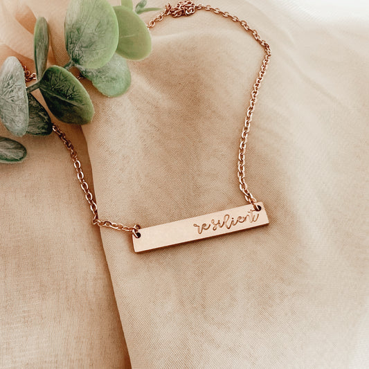 RESILIENT BAR NECKLACE