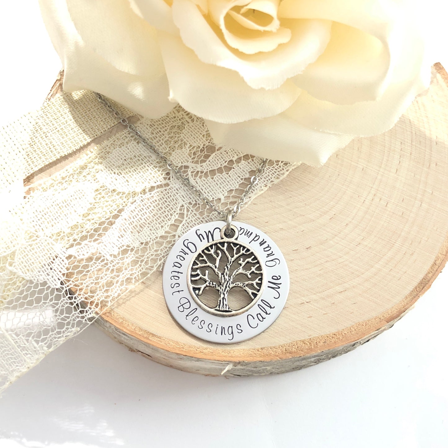 MY GREATEST BLESSINGS TREE NECKLACE